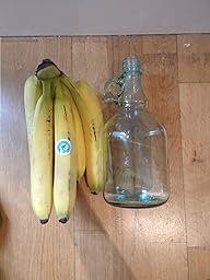 Home Brew & Wine Making - Pack Of 2 X Glass Gallone Bottles With Screw