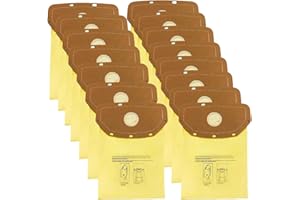 WANGENBRO 15 Pack AH10232 Sealed Collar Vacuum Bags for Hoover Commercial MPWR 40V Cordless Backpack Vacuum CH93619, CH93600 | Type CB1 Replacement Filter Bag with Leak-Proof Design