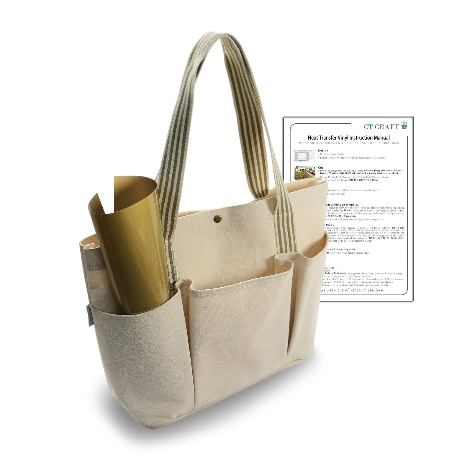 tote bag with pockets inside