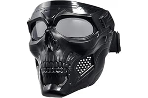 PLOOTA Motorcycle Face Mask Full Face,Dirt Bike Goggles Motocross, ATV, Offroad, Riding Racing Goggles For Men Women