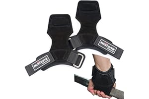 SERICHAMK Wrist Straps for Weightlifting with Wrist Wraps,Leather Weight Lifting Wrist Wraps Grip Assistance Deadlift Straps Workout Gym Straps for Men and Women