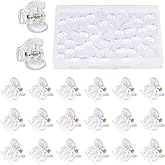 JANYUN 48Pcs Clear Mini Hair Claw Clips for Girls Women Fine Hair Plastic Multifunction Clamp Clips Hair Accessories Gifts