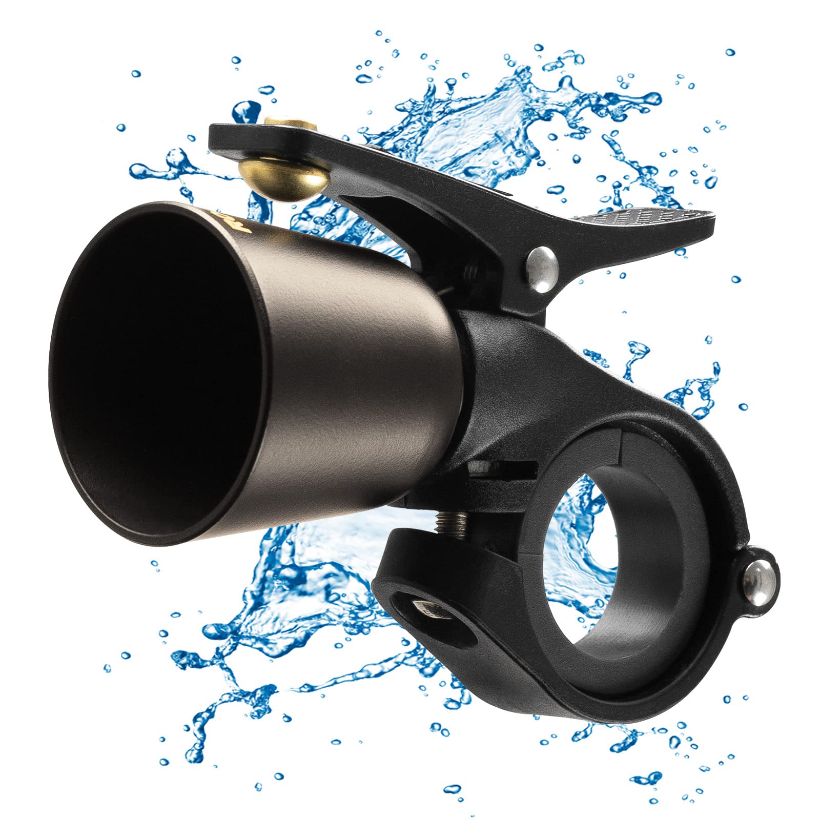 ROCKBROS Bike Bell, Loud Retro Bicycle Universal Copper Alloy Horn 120dB Water Resistant Cycling Bell for MTB Road Kids Bike