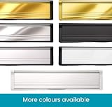 Keypak 12in Door Letterbox Fits 40-80mm Doors Anti-Snap Flap Internal Draught view 7