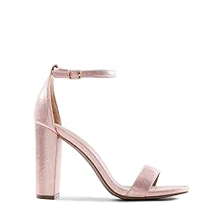 DREAM PAIRS Womens Hi-Chunk High Heel Pump Sandal