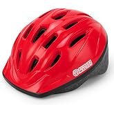 OutdoorMaster Toddler Helmet, Adjustable Lightweight Kids Bike Helmet | PC shell + EPS foam, CPSC certified, 14 vents for breathability, Adjustable dial &amp; chin strap, for bike/scooter/skate