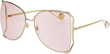 gucci pink and gold sunglasses