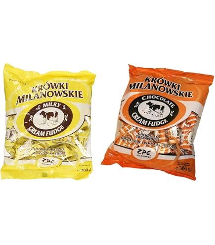 Amazon.com : Krowki Milanowskie Cocoa Cream Fudge (300g/10.6 Oz