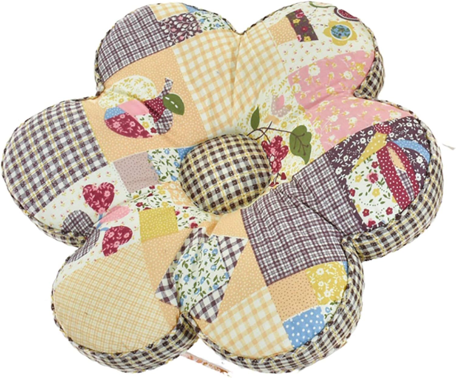3 Stück Blumen Bodenkissen 40cm - Weiche Sitzkissen Für Wohnzimmer & Büro