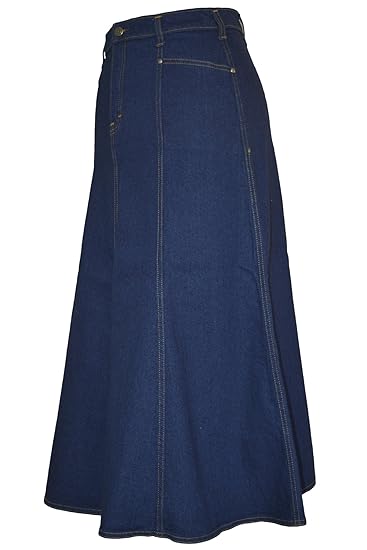 plus size denim skirts maxi
