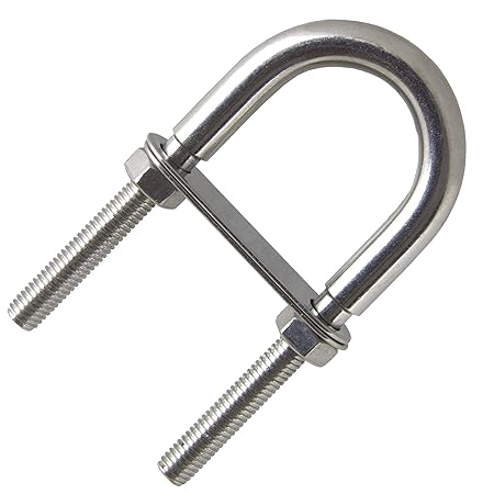 OPIOL U-Bolzen M8x40mm Edelstahl A4 - Mit Platten Und Muttern