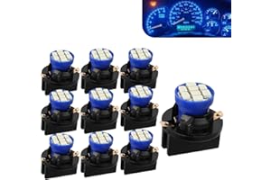 Zikefest 10PCS T10 194 168 147 Car LED Dash Lights, with Twist Lock Socket LED Lights, Car Interior Replacement Bulbs for Tru