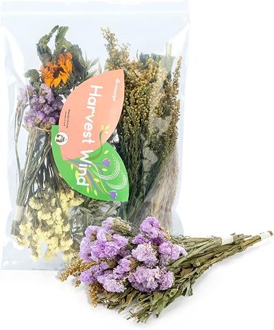 Niteangel Natural Flower Hamster Bedding 7.0 oz Small Pet Habitat Decor