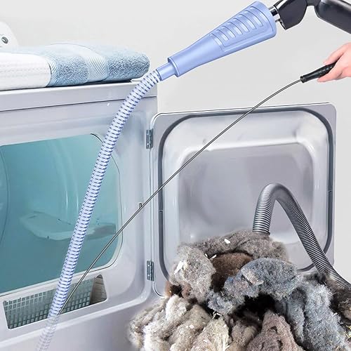 Pieces Dryer Vent Cleaner Kit Vacuum Hose Attachment Brush Lint