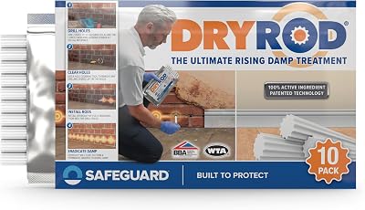 Dryrod Damp Proofing Rods 10 Pack BBA Approved Rising Damp Treatment 1.2m