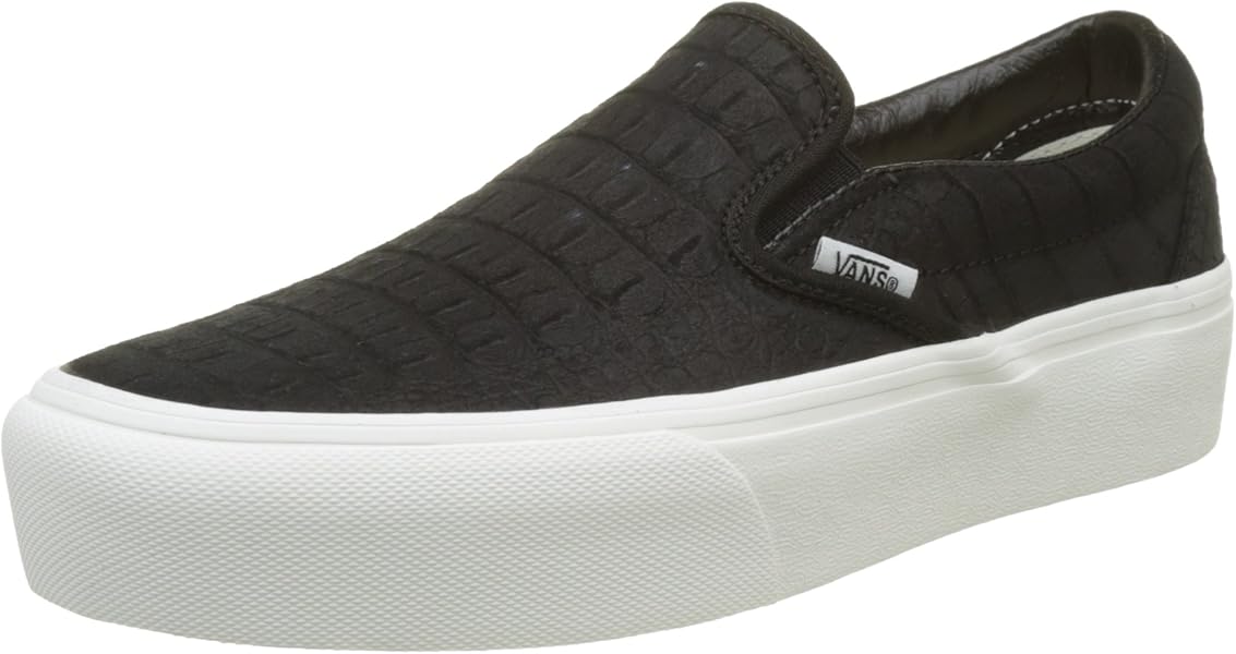 platform leather vans