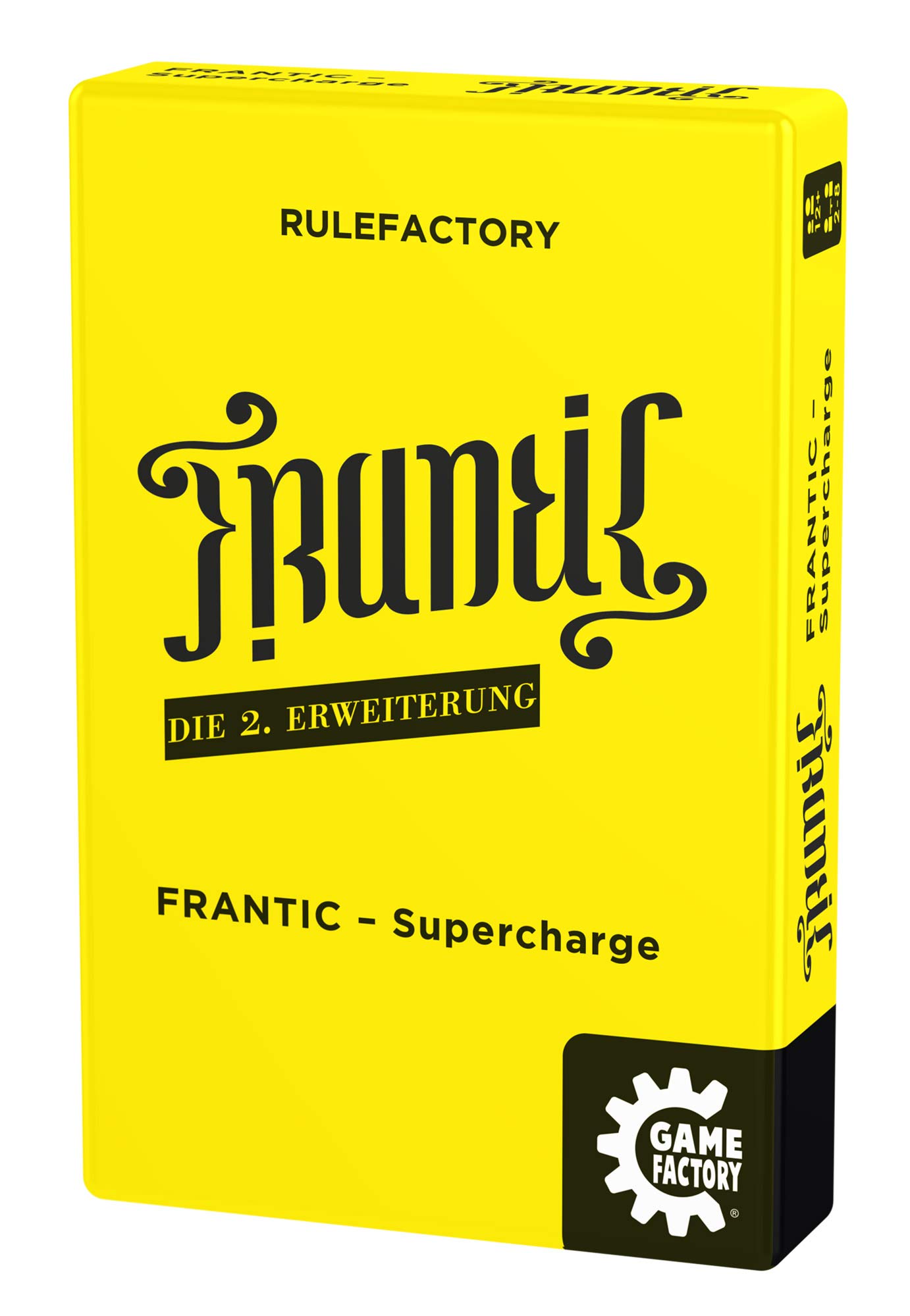 Game Factory 646259 Frantic Supercharge, Kartenspiel, 2. Erweiterung, Gelb 5
