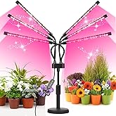 Grow Lights for Indoor Plants, 6 Head LED Grow Light with Full Spectrum & Red White Spectrum for Indoor Plant Growing Lamp, 4