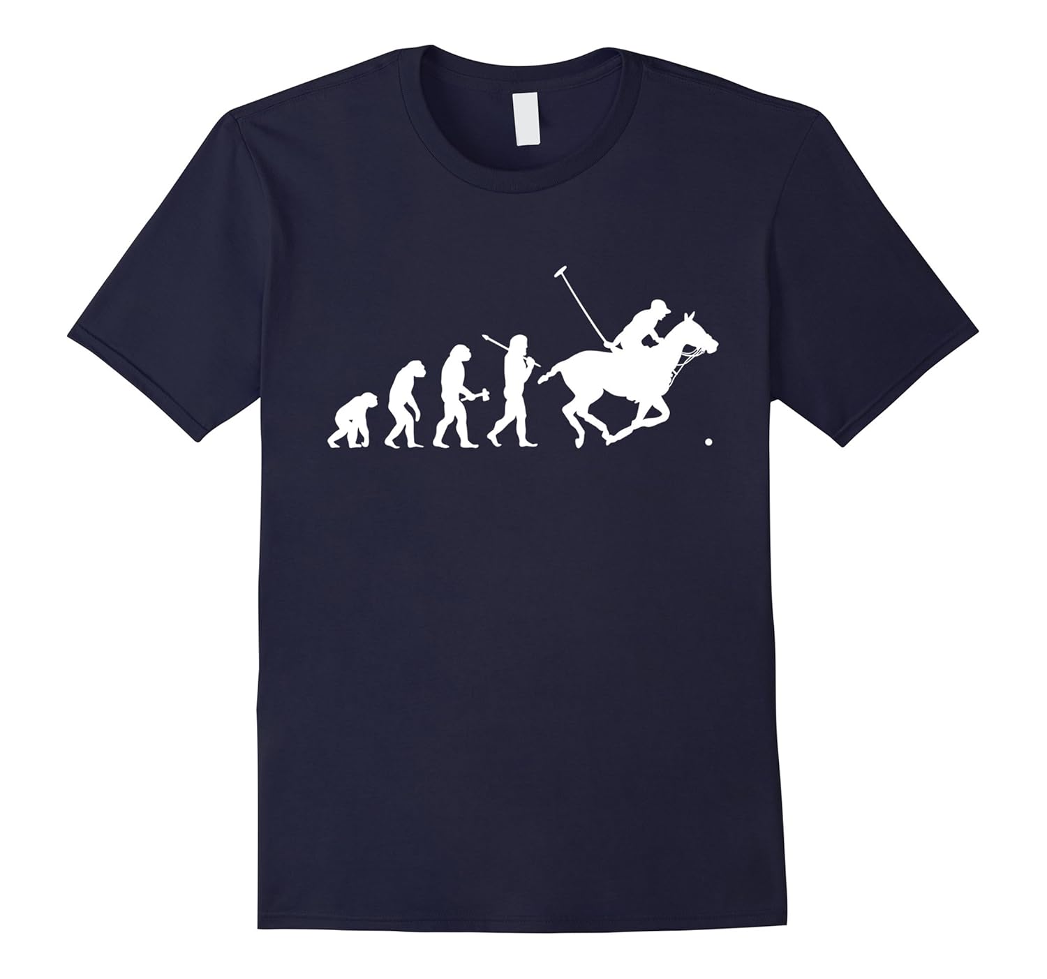 Evolution of Polo Player Funny Horse Riding T-Shirt-ANZ