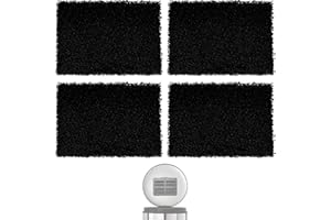 LUTQ 4 Packs Trash Can Odor Absorbing Filters - Activated Charcoal Filters Compatible with Simplehuman Filter Case Trash Cans & Compost Bucket, Activated Carbon Filters Absorb Odor