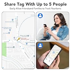 Air Tags-4 Pack, Bluetooth Tracker Works with Apple
