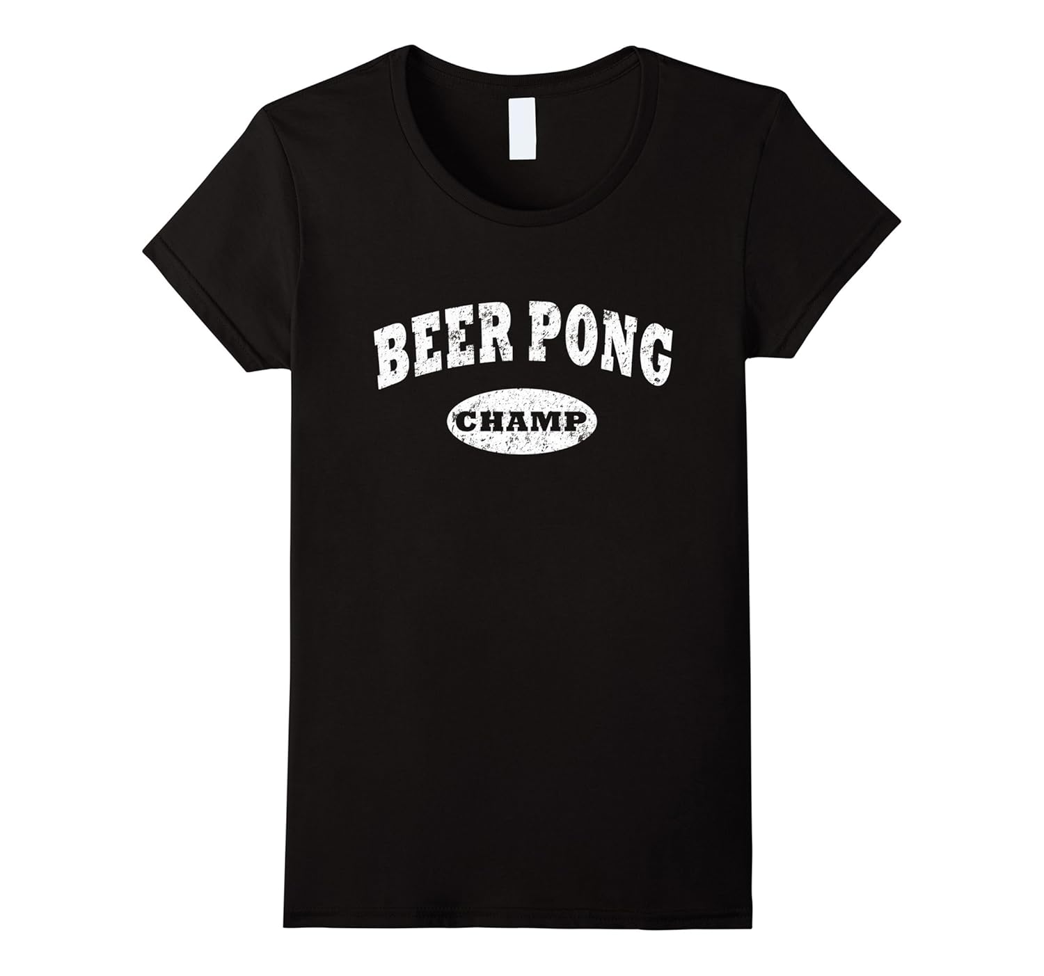 Beer Pong Shirt Distressed Beer Pong Champ Shirt