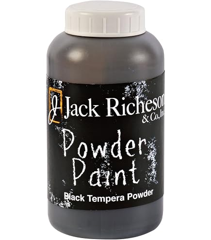 Jack Richeson 101608 Mini White Tempera Paint Block, 6 Pack