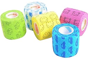 VUKAYO Stmandy Vet Wrap Bulk, Bandage Wrap Vet Tape 2 Inch,Waterproof Self Adherent for The People or The pet(cat, Dog, Horse and so one) who was injure or Have Wounds (Cartoon)