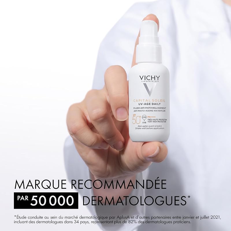 Capital Soleil Fluide Teinté SPF50+ Anti-Âge Peptides Niacinamide 40ml