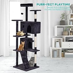 FDW Cat Tree 70in Cat Tower Multi-Level Durable Cat