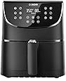 COSORI Air Fryer Max XL(100 Recipes) Electric Hot Oven Oilless Cooker LED Touch Screen with 13 Cooking Functions, Preheat and Shake Reminder, Nonstick Basket, 5.8 QT, DIGITAL-Black