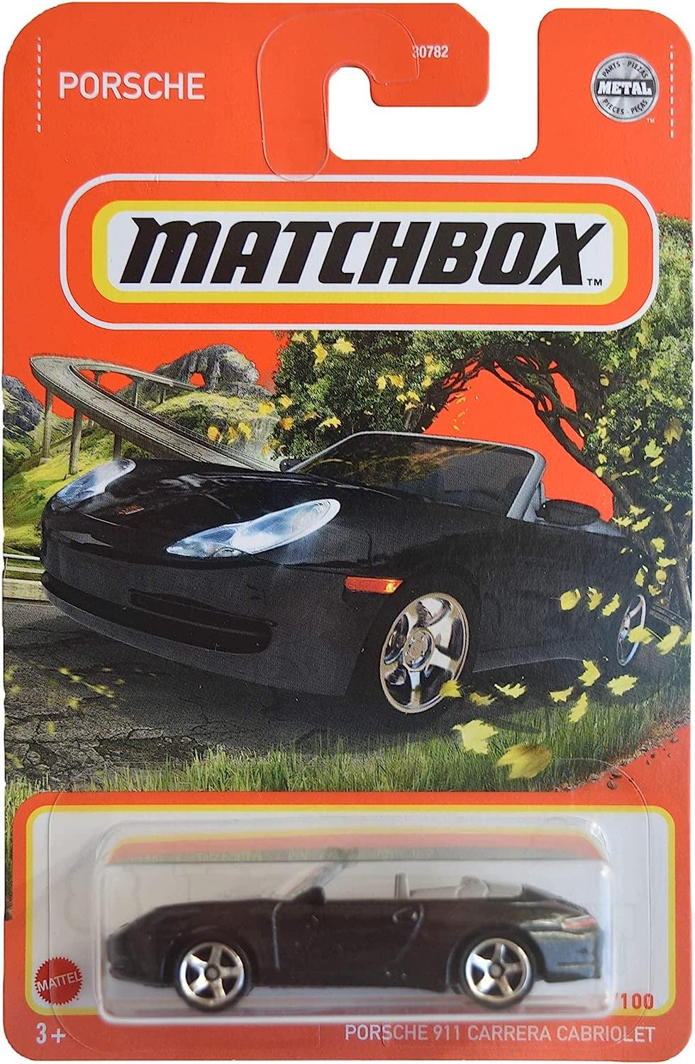Matchbox Porsche 911 Carrera Cabriolet, [Black] 54/100
