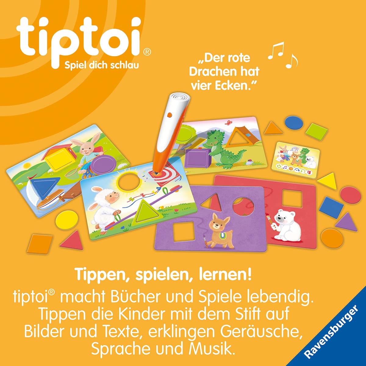 Ravensburger tiptoi Spiel 00168 - Meine Farben und Formen, Lernspiel für Kinder ab 2 Jahren - Geburtstagsgeschenke 5
