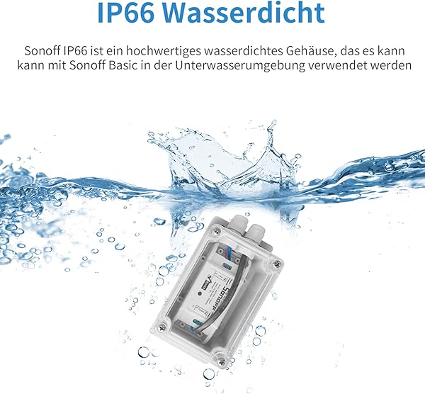 Kesilian Impermeable concreto la renovacin de Cubierta de plstico para Sonoff BsicoRFDualPow Th16 G1 Smart Home