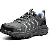 NORTIV 8 Women's Waterproof Hiking Shoes Lightweight for Walking All Day Comfort Non-Slip Outdoor Trekking Camping Climbing Fashion Sneakers Armadillo FieldLite