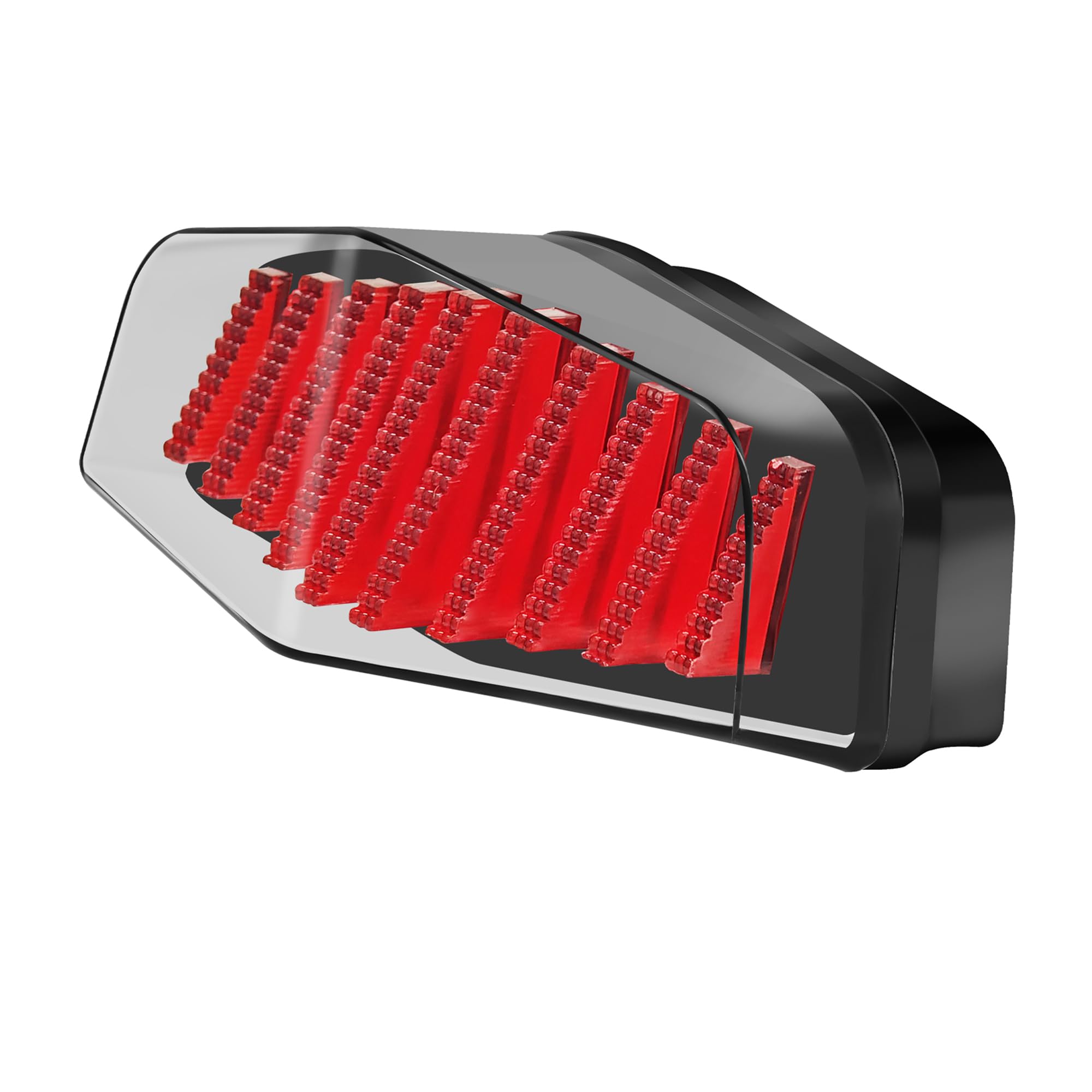 Photo 1 of FATECIM Motorcycle LED Tail Light Integrated Running Brake Lamp & Turn Signals Blinkers Smoke Lens Lucas Style for Harley Bobber Chopper Cafe Racer Honda Kawasaki Suzuki Yamaha Cruiser Black