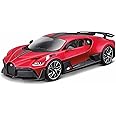Bburago Bugatti Divo 1/18 Diecast Model Car 11045 Red, (18-11045MTRD)