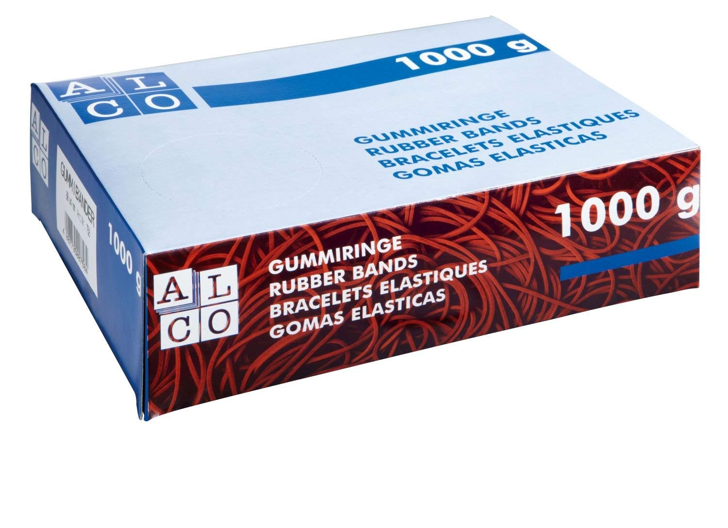 Alco 763 Rubber Bands 200 x 6 mm 1 kg Red