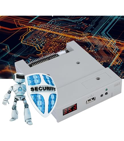 Émulateur Disquette USB SFR1M44-U100 – Lecteur 1,44 Mo 3,5" Pour Machines Industrielles