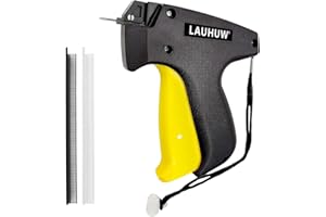 LAUHUW Stitchy Quick Clothing Fixer,0.13inch Fine Stitch Gun for Clothes,Quick Stitch Sewing Gun With1500 Black and 1500 White Fasteners,Micro Stitch Gun for Clothes