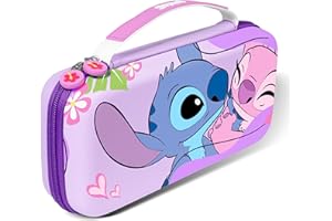 Xcitifun Carrying Case Designed for Nintendo Switch for Kids Girls Boys Cute Kawaii Travel Carry Bag for Switch / Lite / OLED 10 Game Cartridge Switch Protective Cover Carrying Cases - Sweetheart