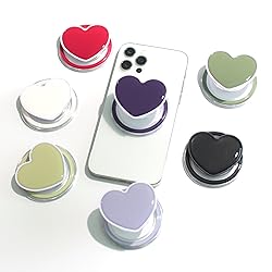 On The Grip Magnetic Cute Solid Macaron Color Heart