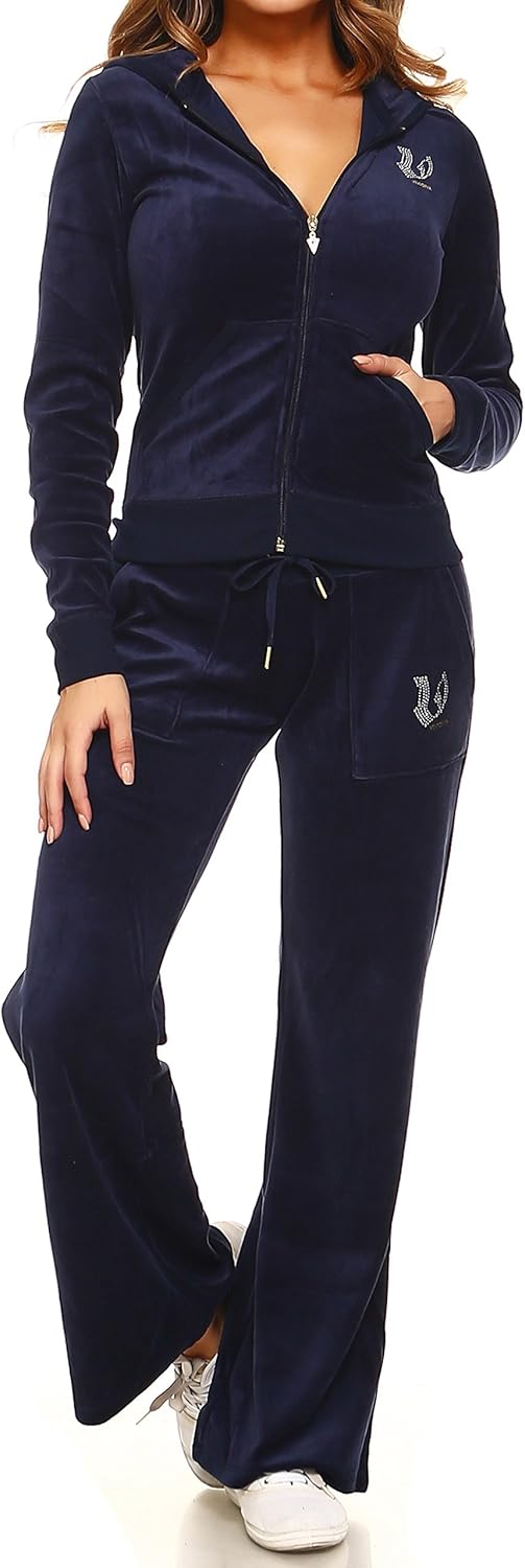 Women’s 2PC Hoodie Sweat Suit Set at Amazon Women’s Clothing store