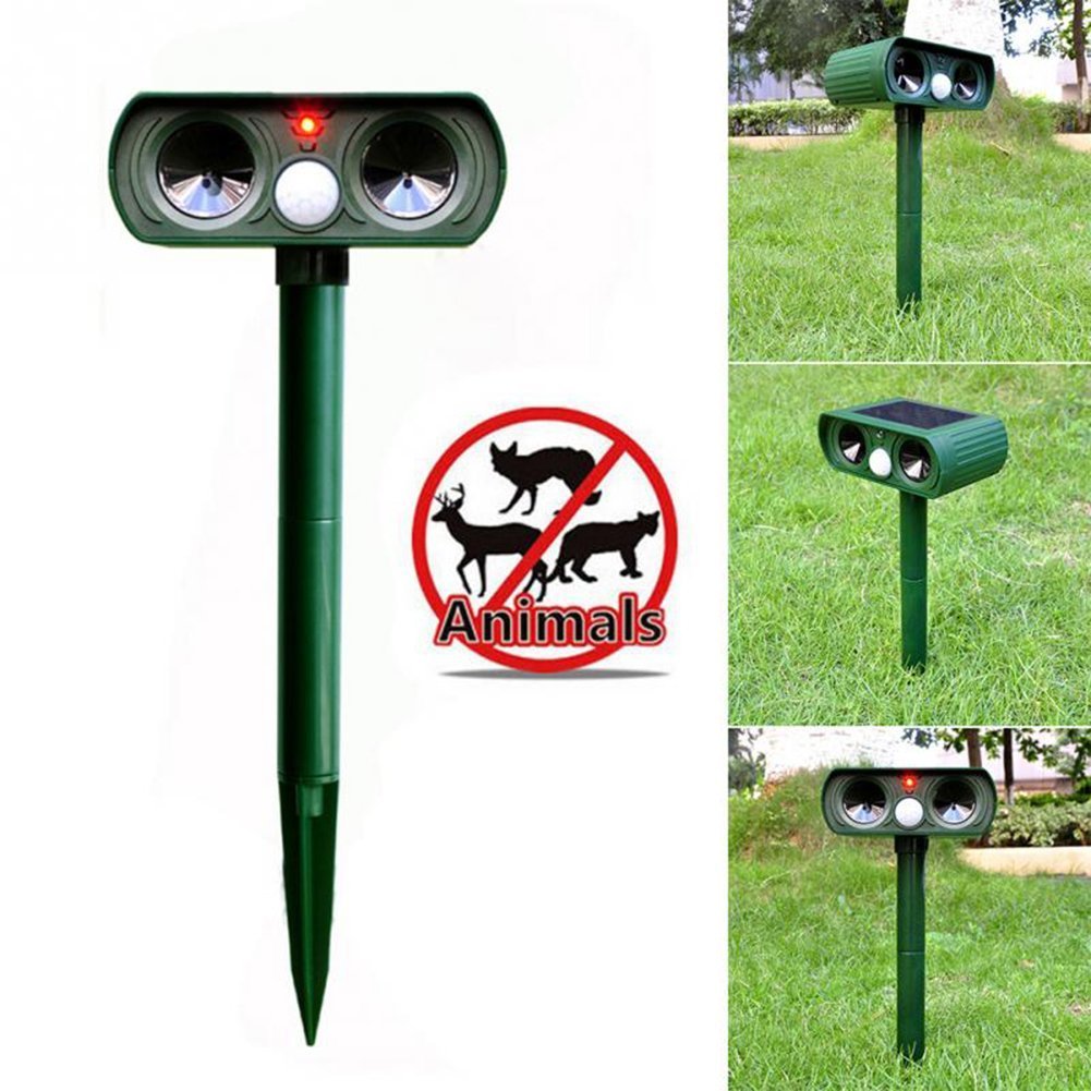 Juleya Solar Powered Cat Repellent & Deterrent (Batteries Included