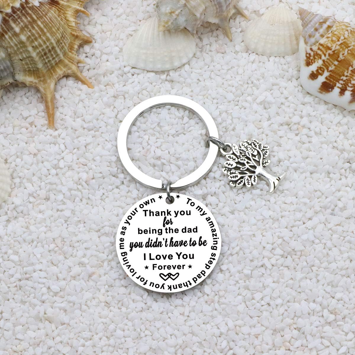 JETTOP Step Dad Gifts Step Mum Gifts Mother in Law Father In Law Gifts Birthday Christmas Mothers Day Fathers Day Presents DNA Doesn't Make You Family Love Does - Image 4