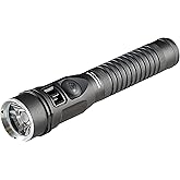 Streamlight 74431 Strion 2020 1200-Lumen Rechargeable Flashlight, Black | 120V/100V AC / 12V DC charging system; includes holder; C4 LED technology; anodized aluminum body