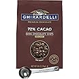 Ghirardelli 72% Cacao Chocolate Chips, 5lb bag with Ghirardelli Stamped Barista Spoon