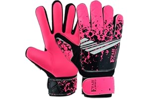 EFAH SPORTS Soccer Goalkeeper Gloves for Kids Boys Children Youth Football Goalie Gloves with Strong Grips