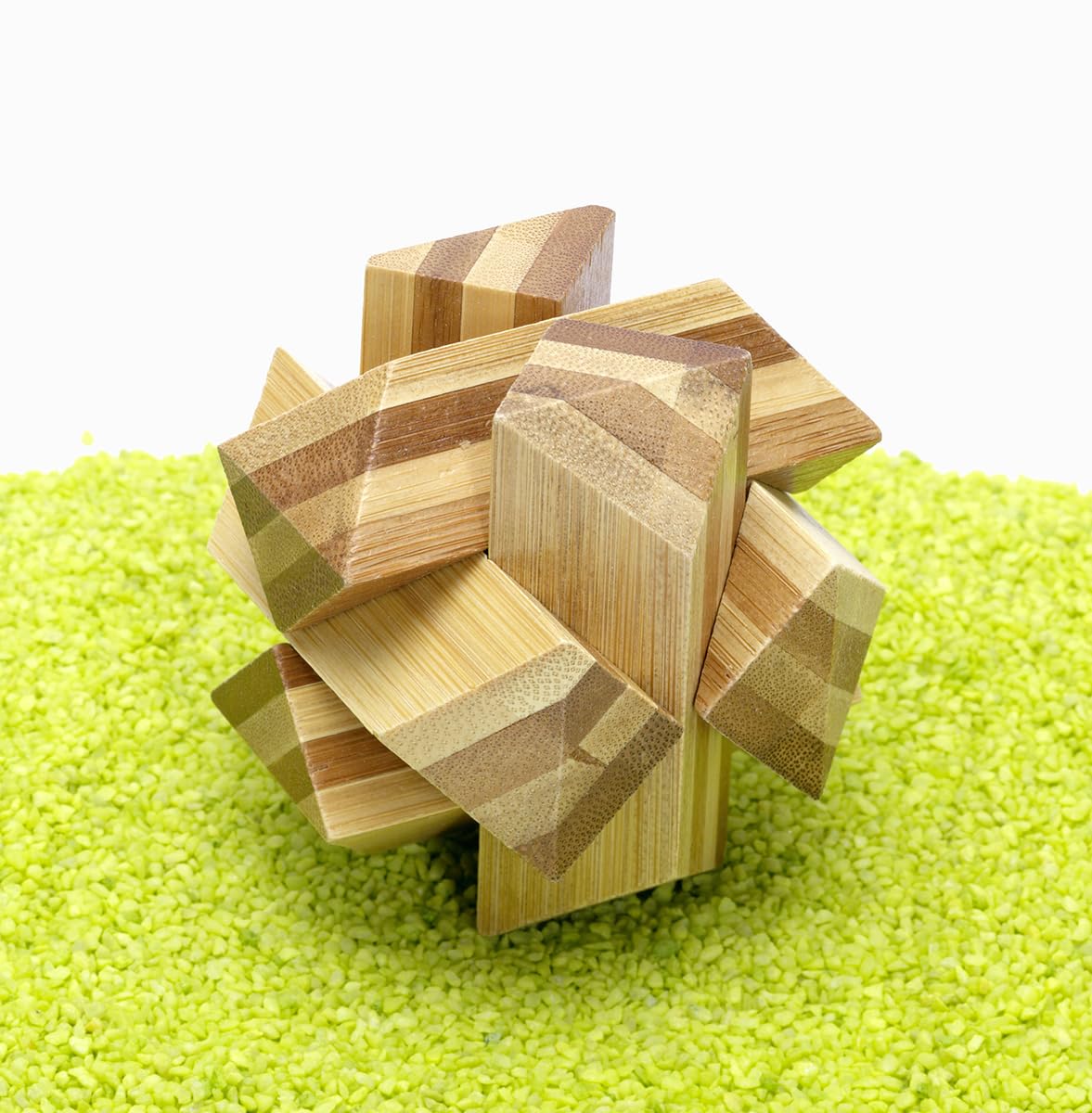 Fridolin 17158 "Angular Knot Plastic Bamboo Puzzle