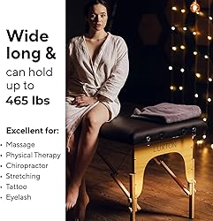 Luxton Home Premium Foam Massage Table Portable